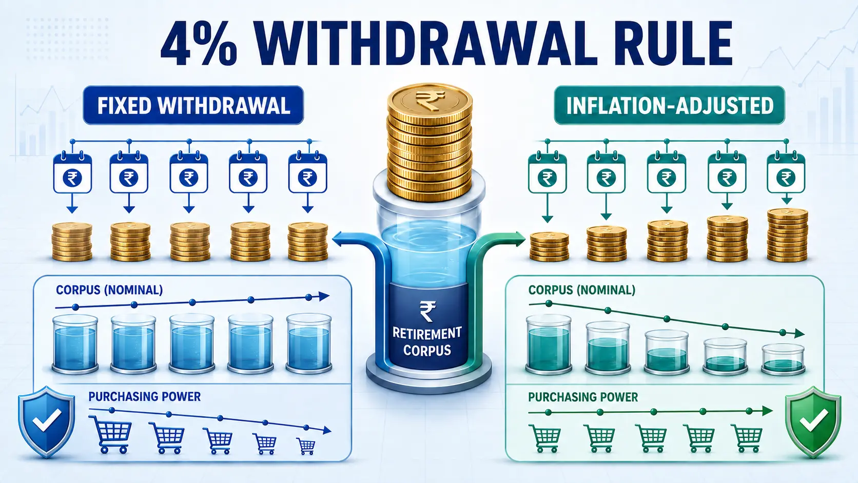 Will a 4% Withdrawal Make Your Retirement Corpus Last Forever?