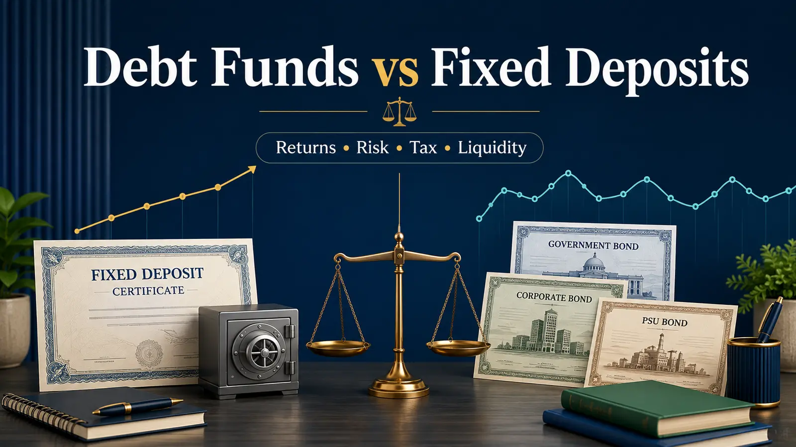 Debt Mutual Funds vs Fixed Deposits: Which One Should You Choose?